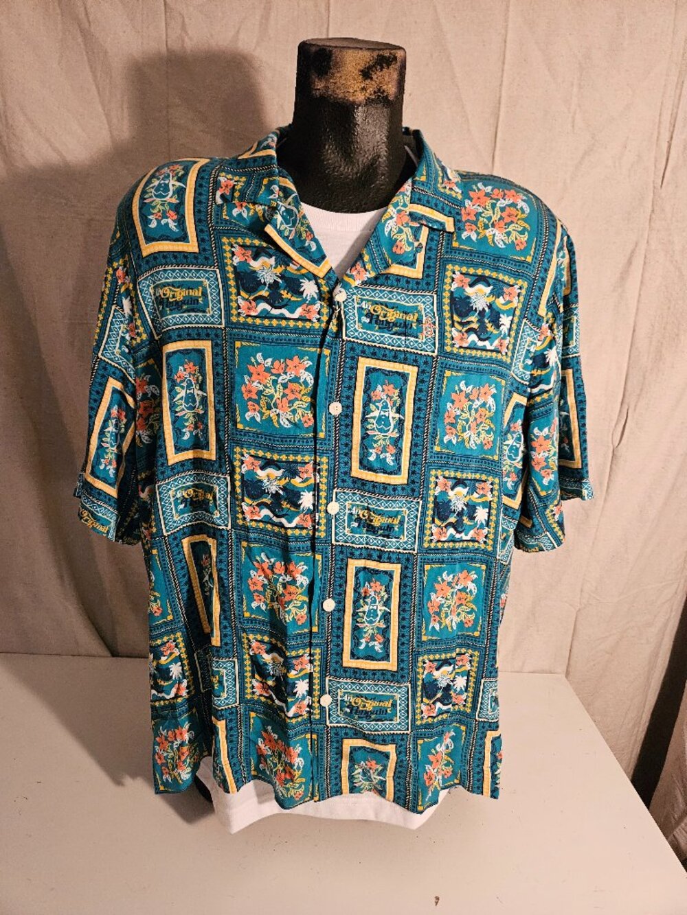 Mens Hawaiian Original Penguin Shirt NEW with tags Size XXL